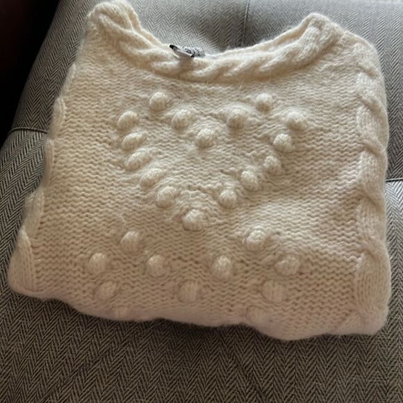 & Other Stories Wool Mohair Puff Sleeve Sweater - Picture 9 of 17